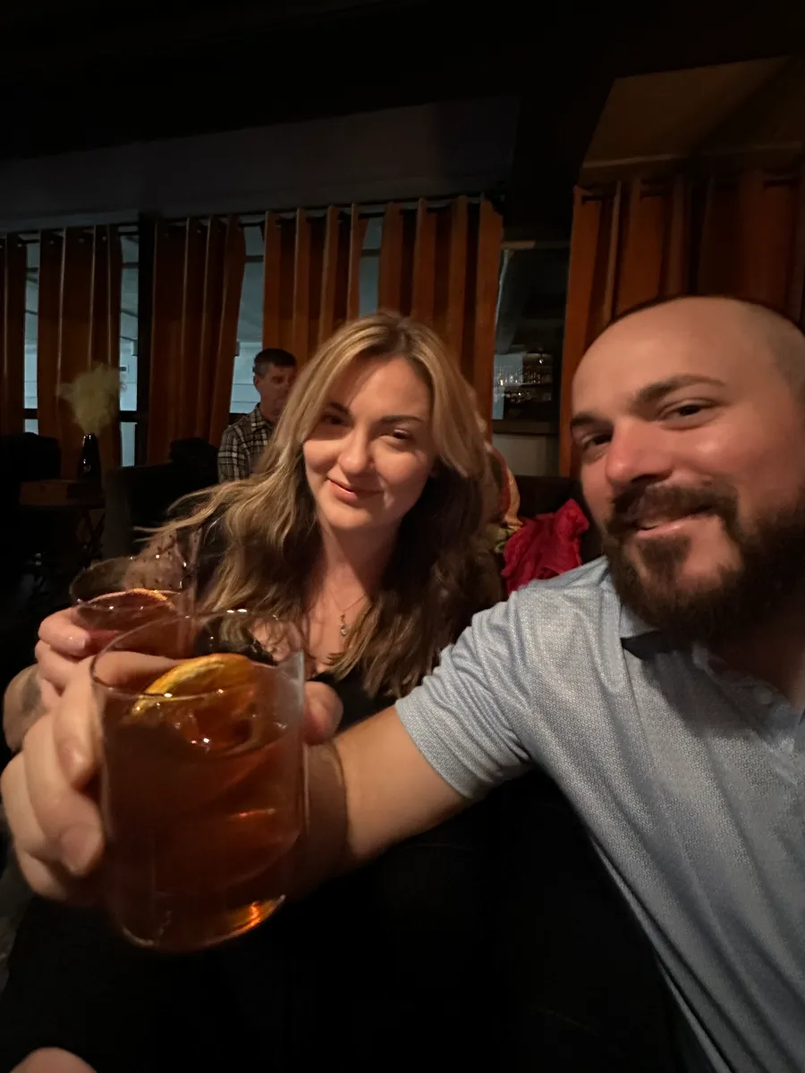 Max and Kim at Moody's Lounge in Grand Junction, Colorado